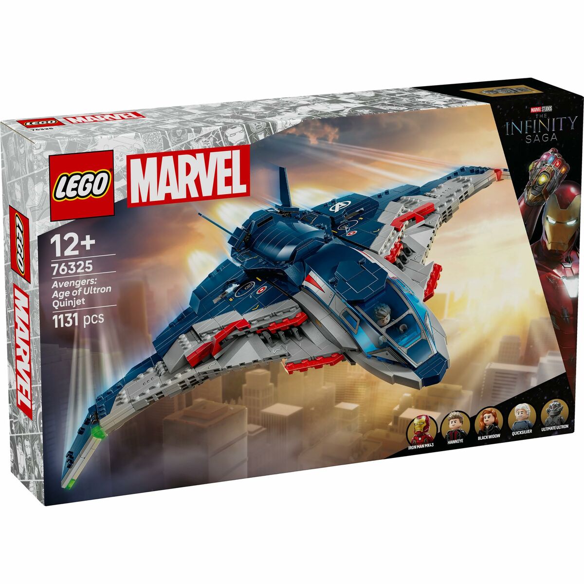 obrázok produktu Construction set Lego 76325 Age of Ultron Quinjet 1131 Pieces