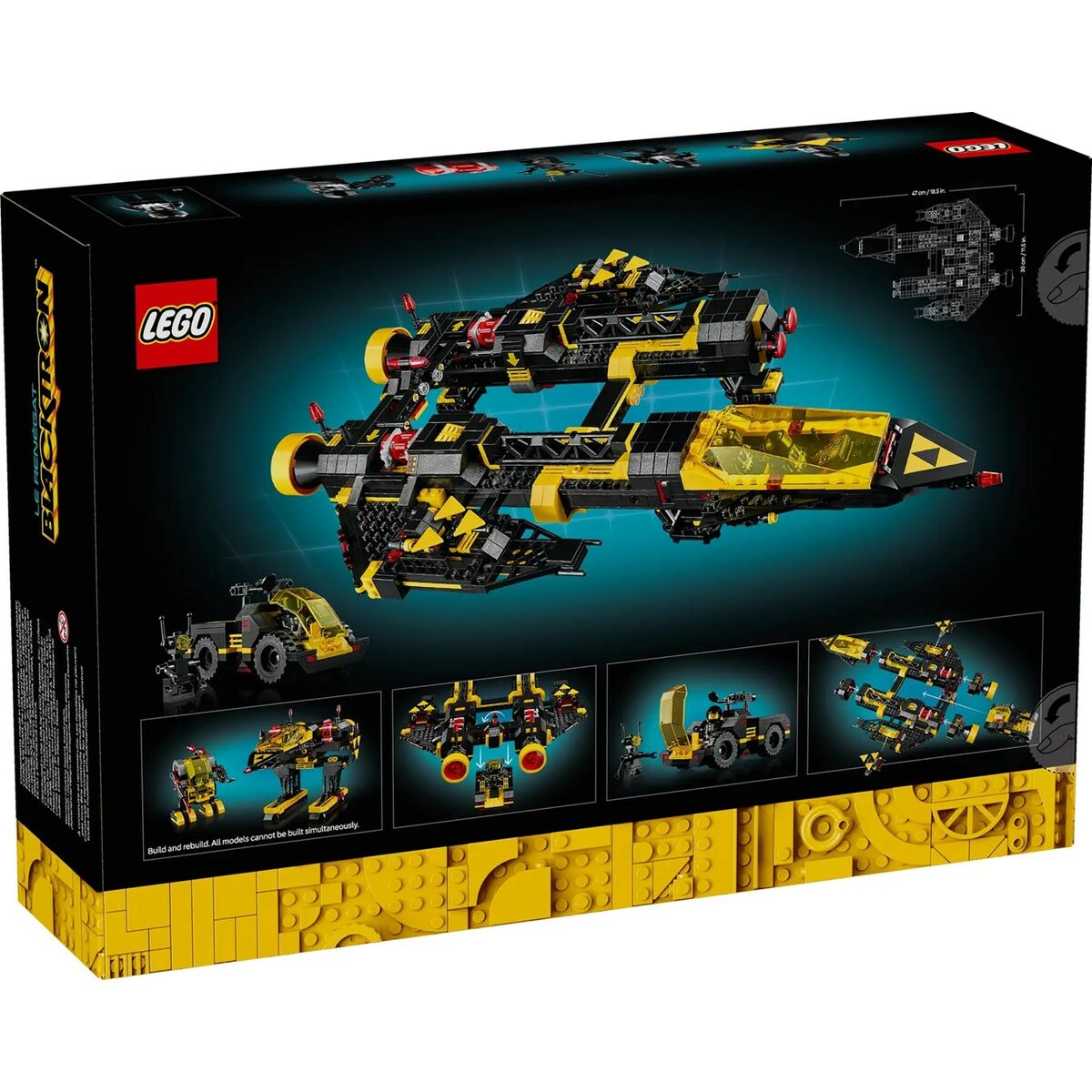 Image secondaire de Set de construction Lego 10355 Blacktron Renegade 1151 Pièces