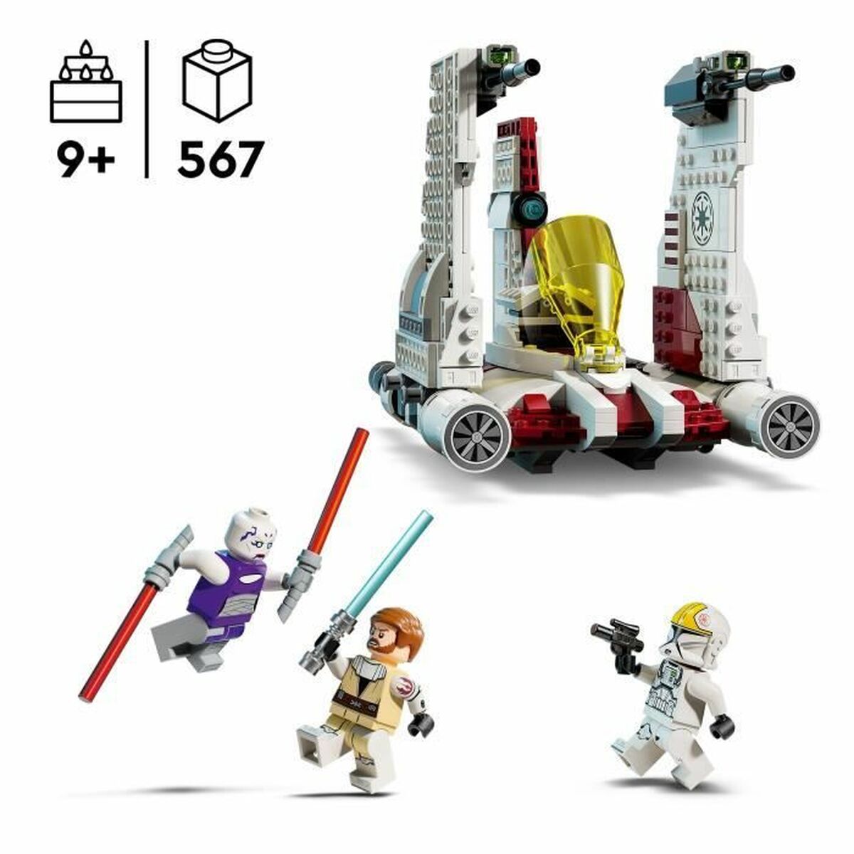 Bouwspel Lego STAR WARS 75432 V-19 Torrent Starfighter
