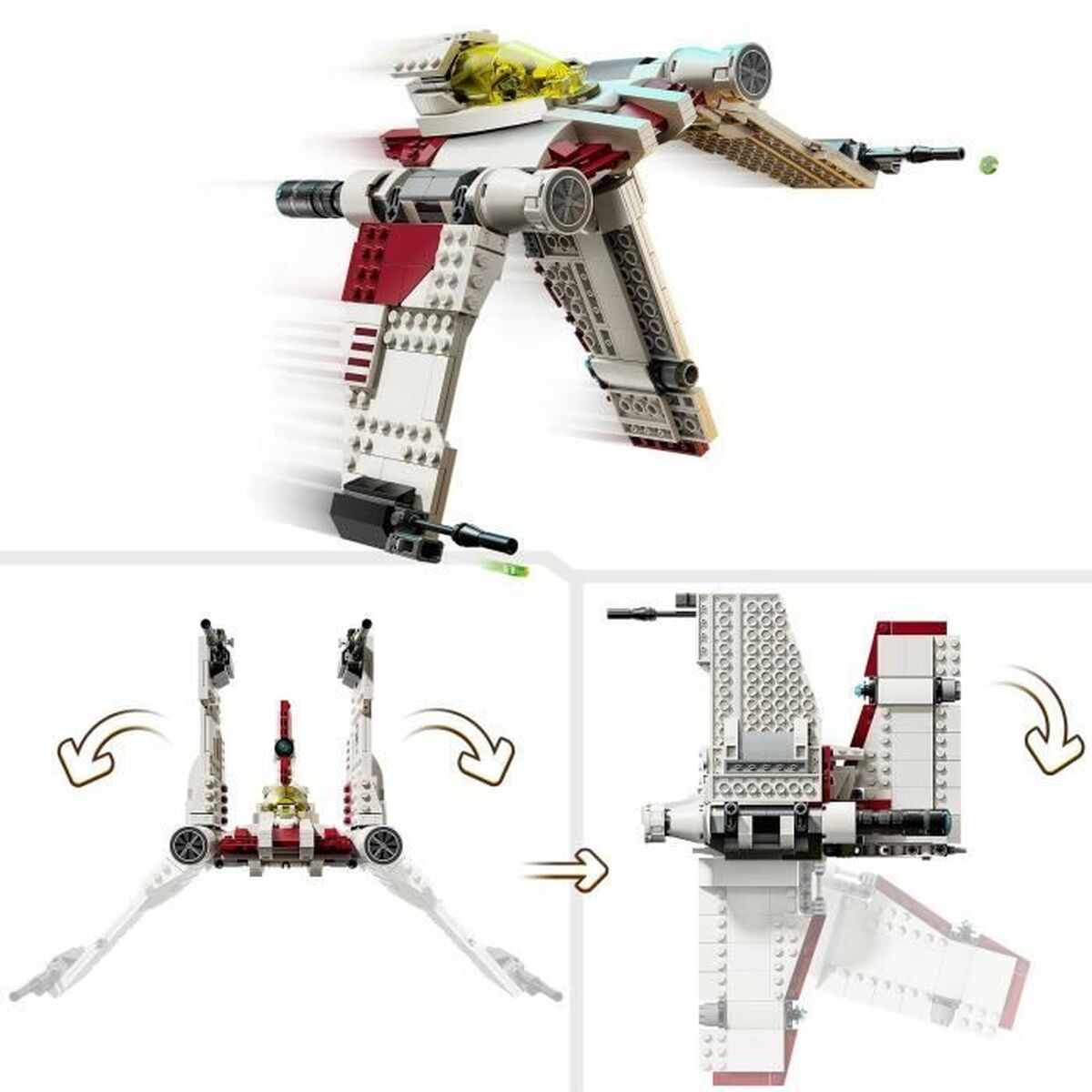 Bouwspel Lego STAR WARS 75432 V-19 Torrent Starfighter