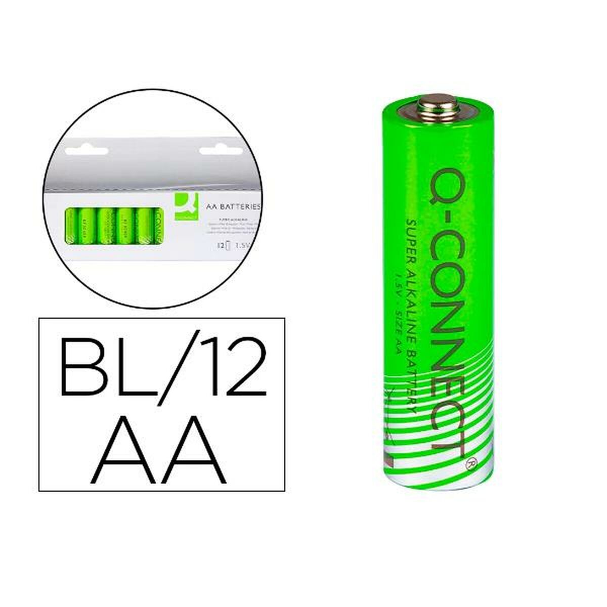 Batteries Q-Connect KF00644 1,5 V