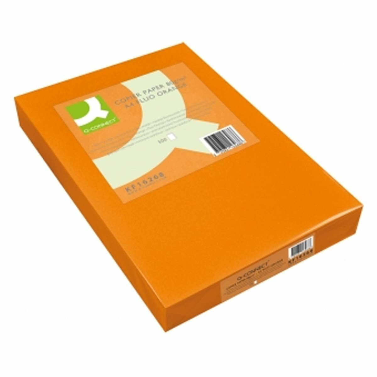 Papier pour imprimante Q-Connect KF16261 Orange A4 500 Volets