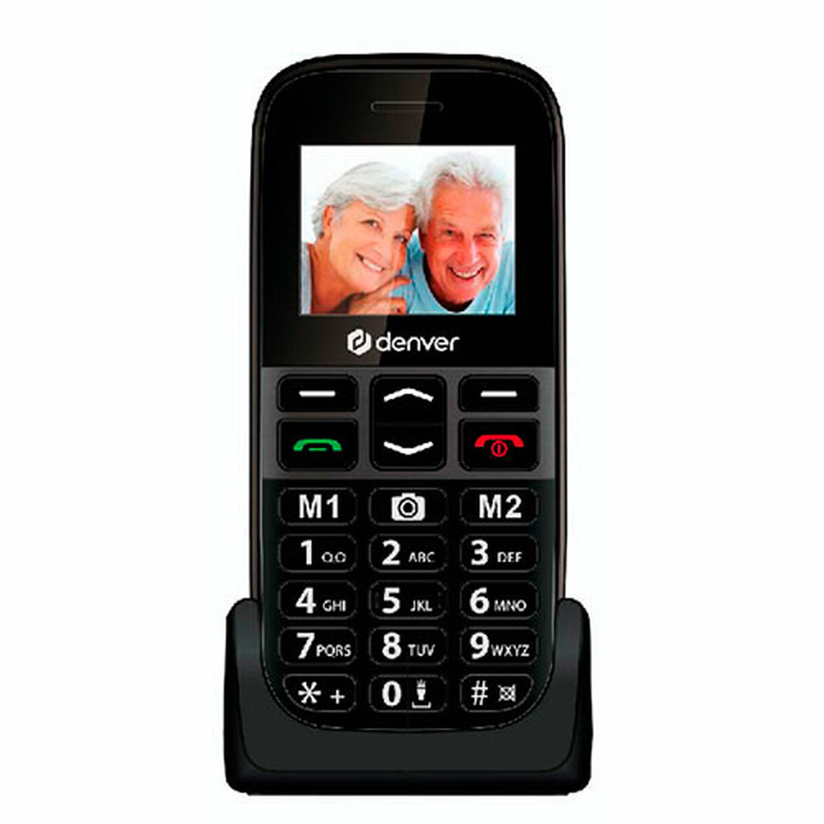 Mobiltelefon til ældre mennesker Denver Electronics 1,77"