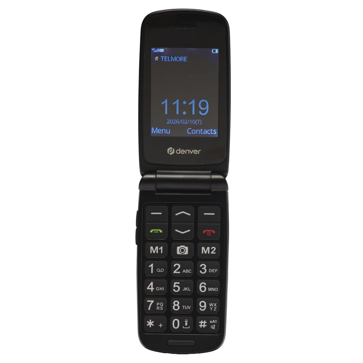 Bild von Mobile telephone for older adults Denver Electronics BAS-24800L Black 2,4” QVGA