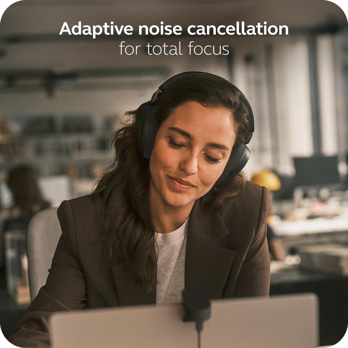 Bild von Bluetooth Headband Headphones Jabra EVOLVE3 85 Black