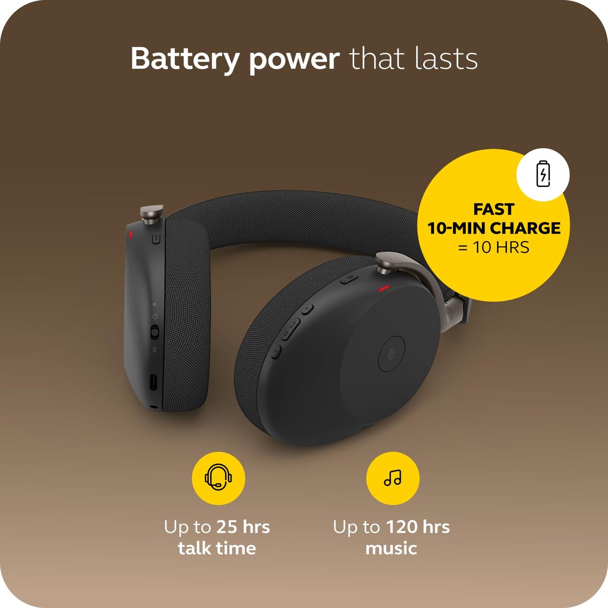 Bild von Bluetooth Headband Headphones Jabra EVOLVE3 85 LINK390C Black