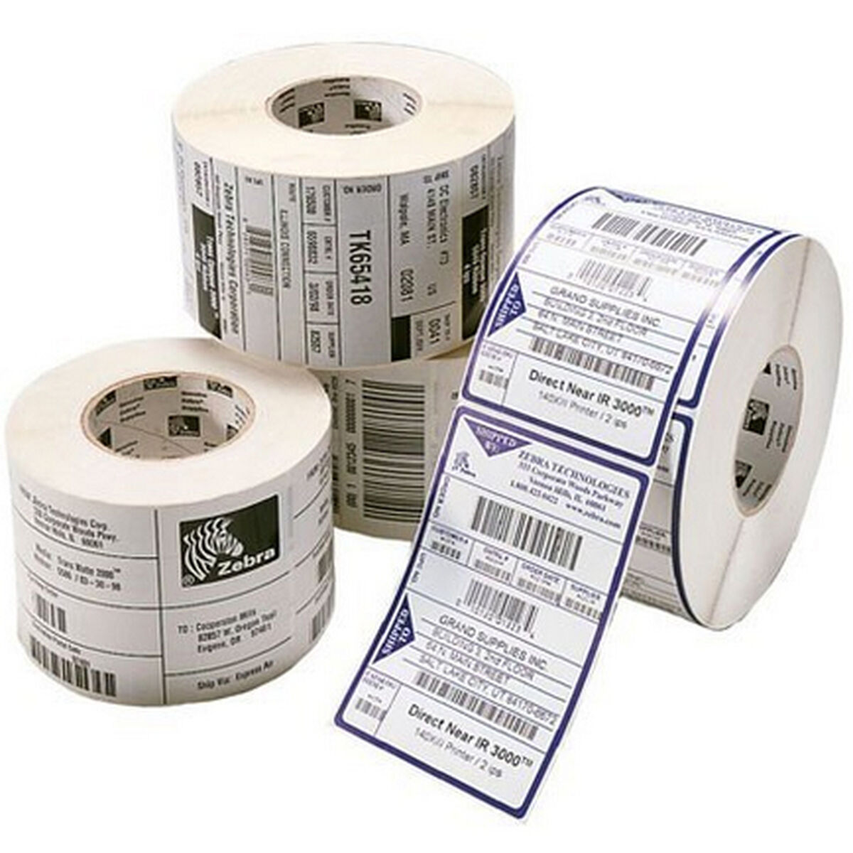 Afbeeldingen van Roll of Labels Zebra 3004428 Transparent