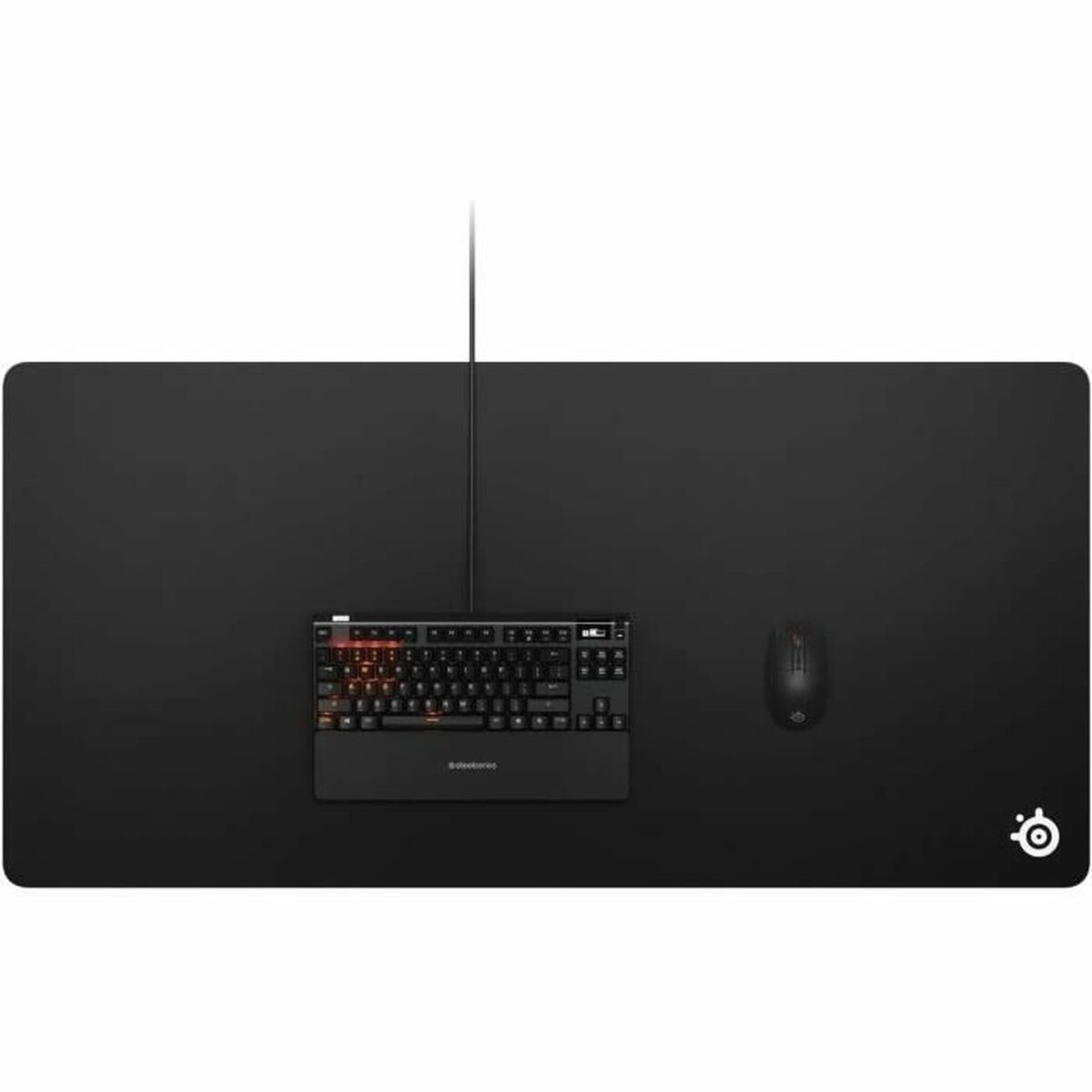 Afbeeldingen van Gaming Mouse Mat SteelSeries Steelseries QcK 3XL Black 122 x 59 cm