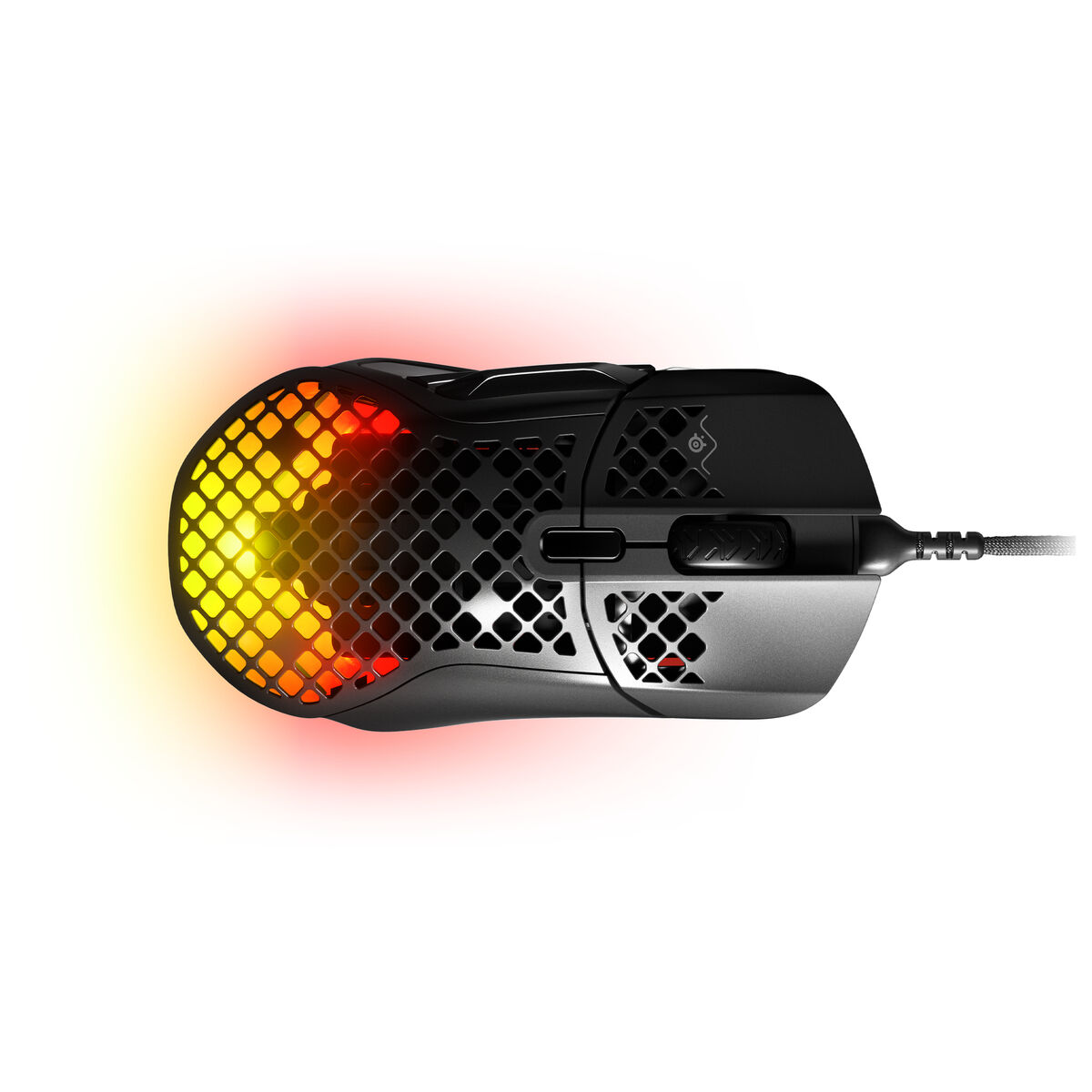 Afbeeldingen van Gaming Mouse SteelSeries Aerox 5 Gaming Black With cable LED Lights