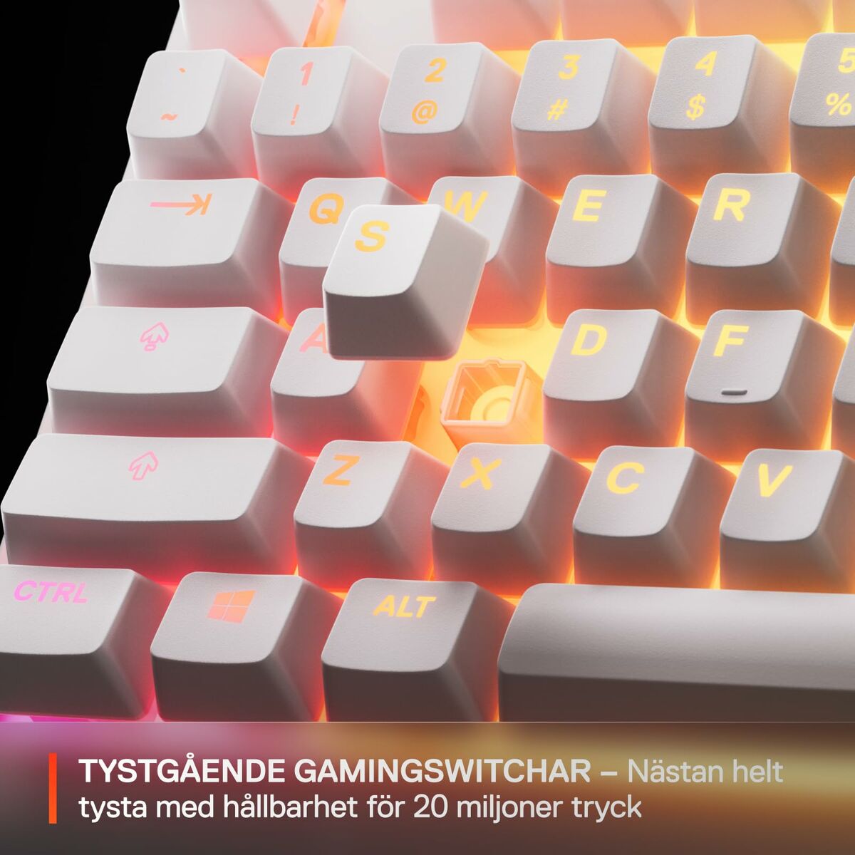 Picture of Keyboard SteelSeries 64819 White