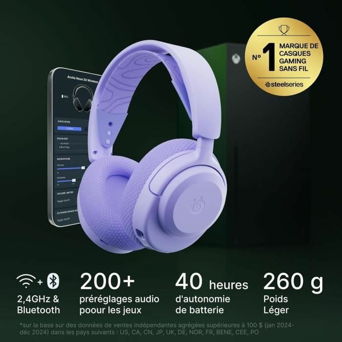 Picture of Headphones SteelSeries Arctis Nova 3XW