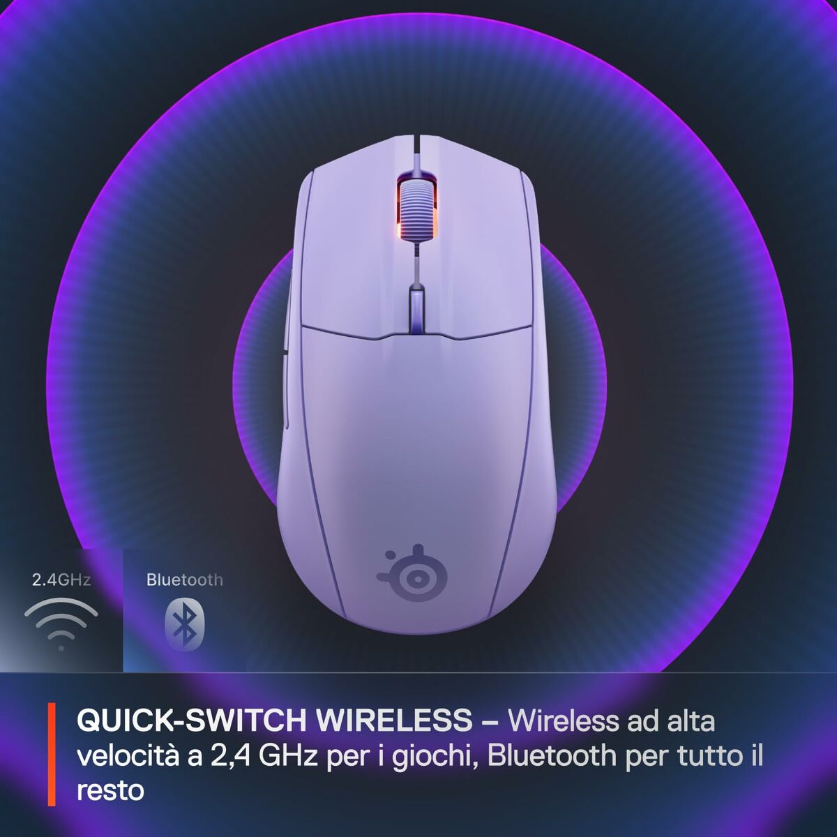 Kép Mouse SteelSeries 62525 Lavendar