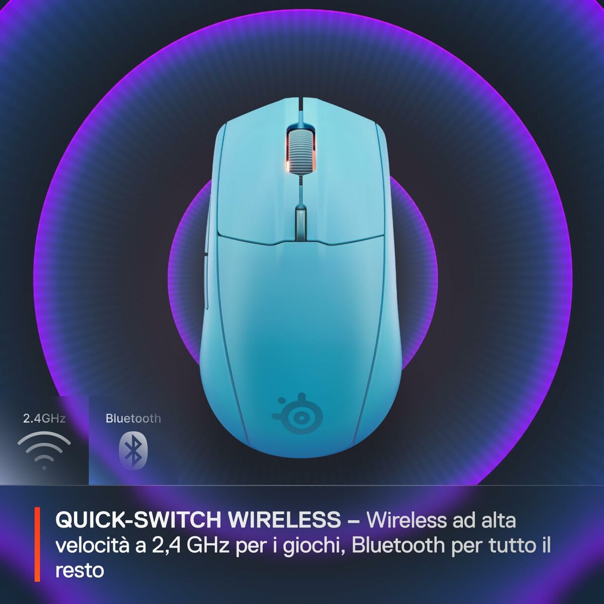 Kép Mouse SteelSeries 62526 Water 18000 dpi