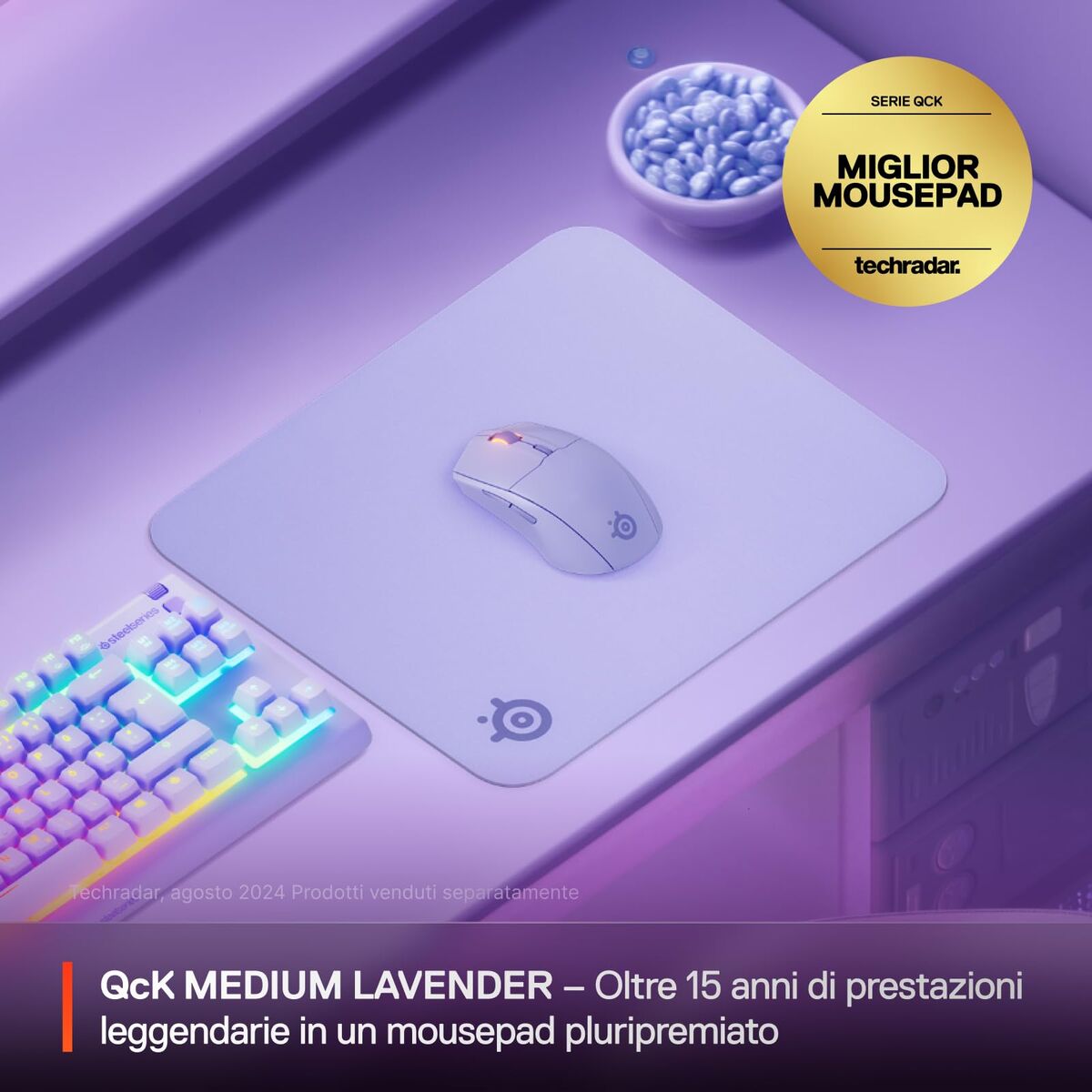 Picture of Mouse Mat SteelSeries Lilac