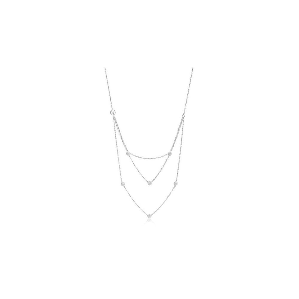 Ladies'Necklace Sif Jakobs C1050-3-CZ (35 cm)