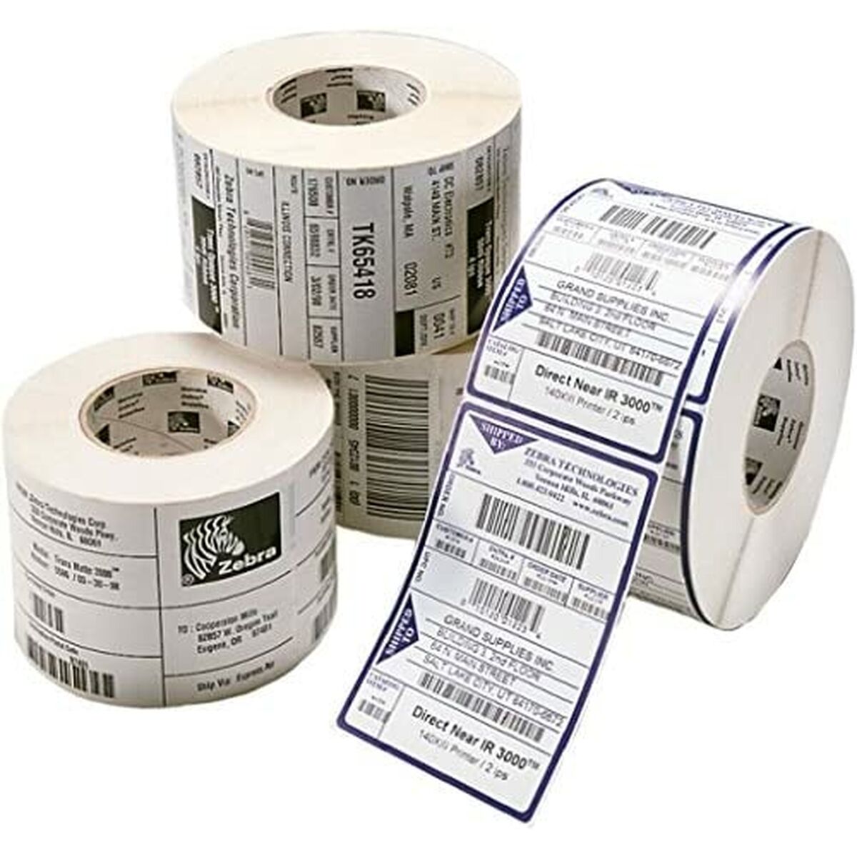 Afbeeldingen van Printer Labels Zebra 3002087 White