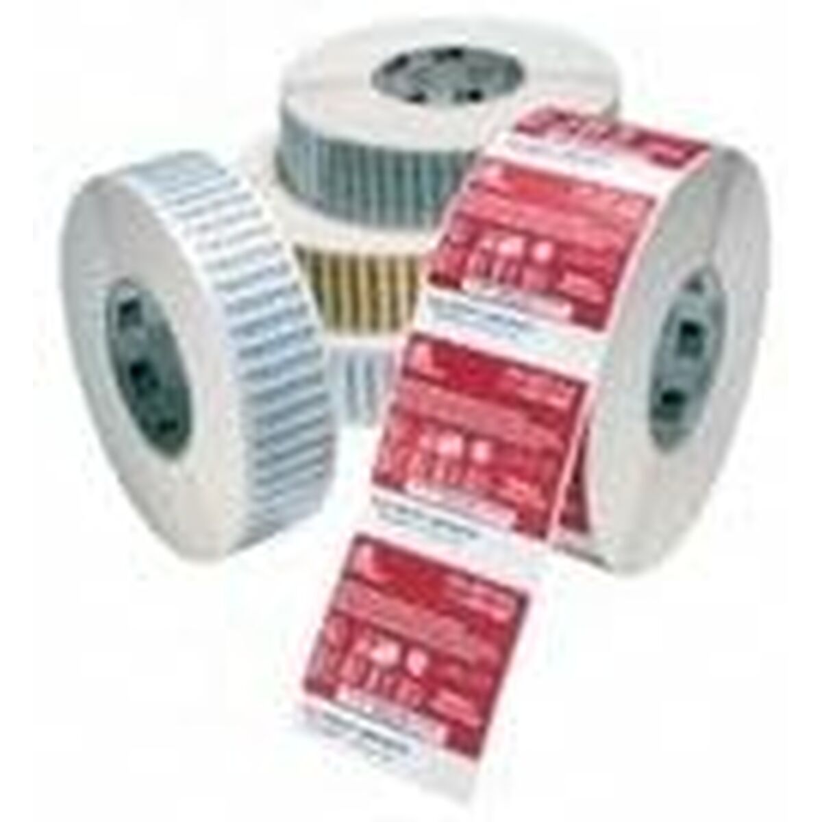 Afbeeldingen van Roll of Labels Zebra White (12 Units)