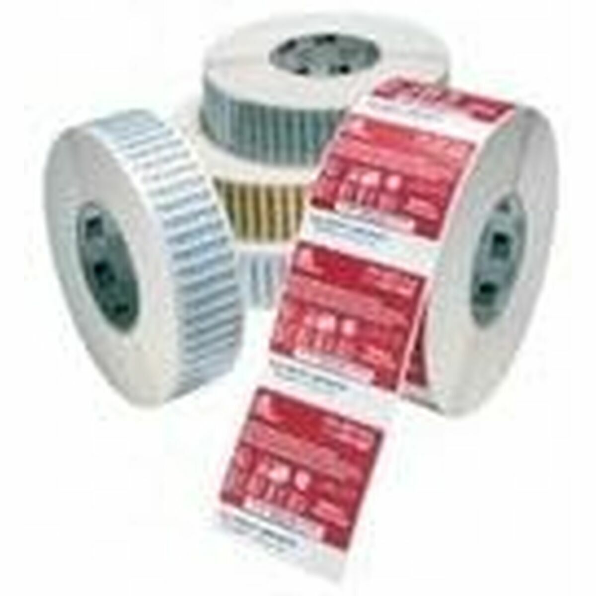 Afbeeldingen van Roll of Labels Zebra White (12 Units)