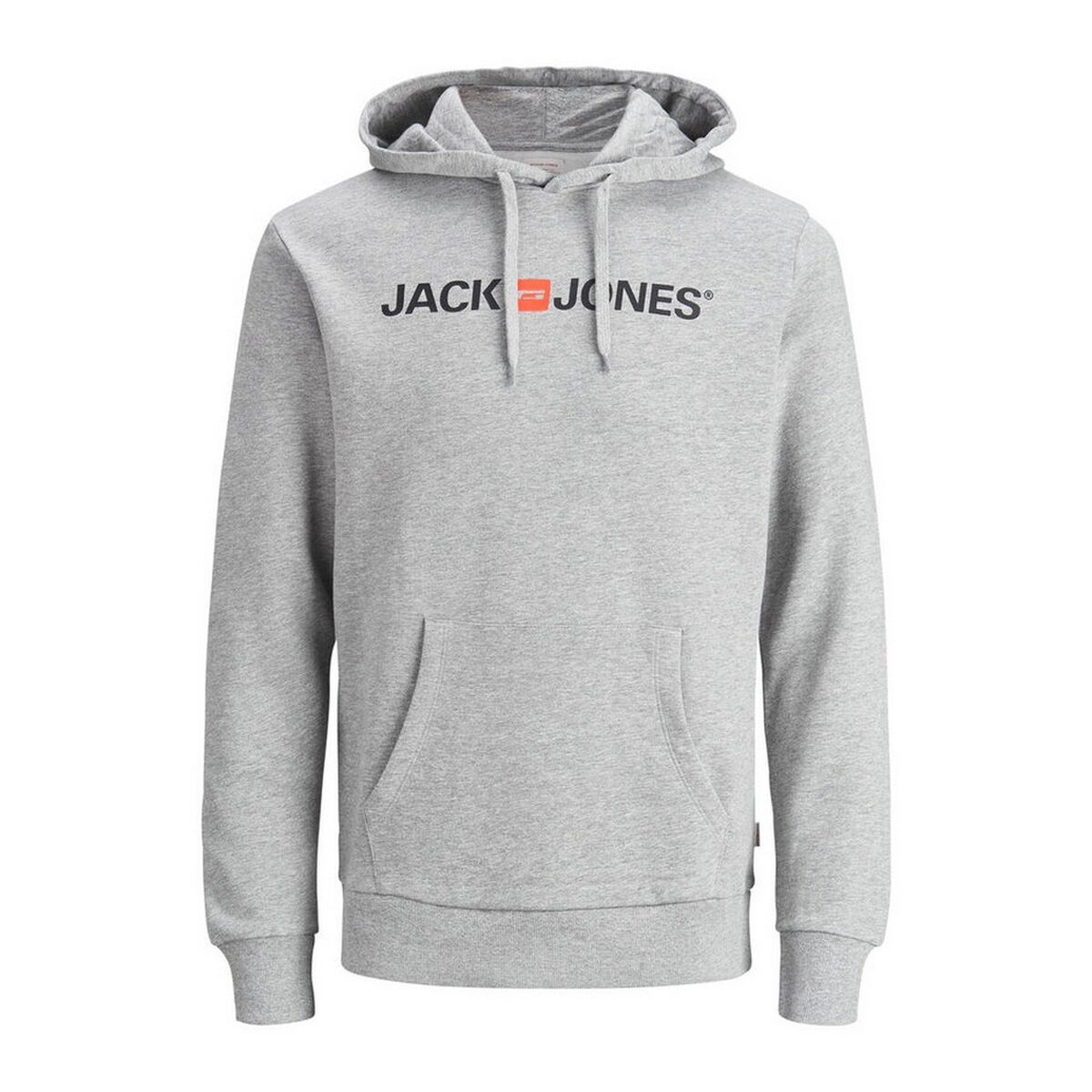 Sweat à capuche homme Jack & Jones  JJECORP OLD LOGO 12137054 Gris