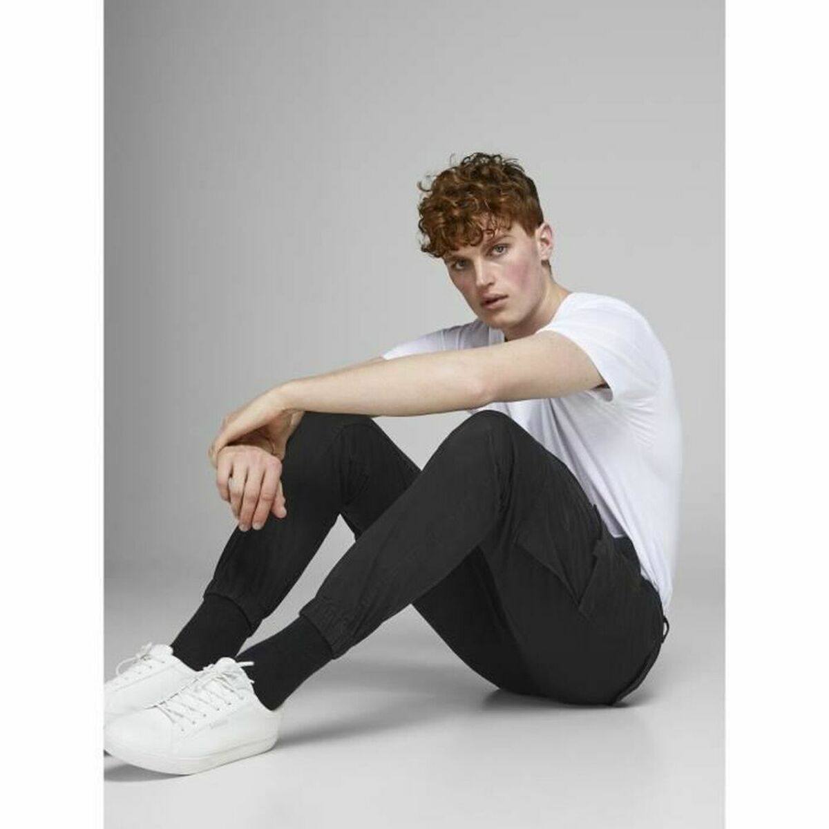 Image secondaire de Pantalon Jack & Jones JPSTPAUL JJFLAKE CARGO NOOS 12139912 Noir