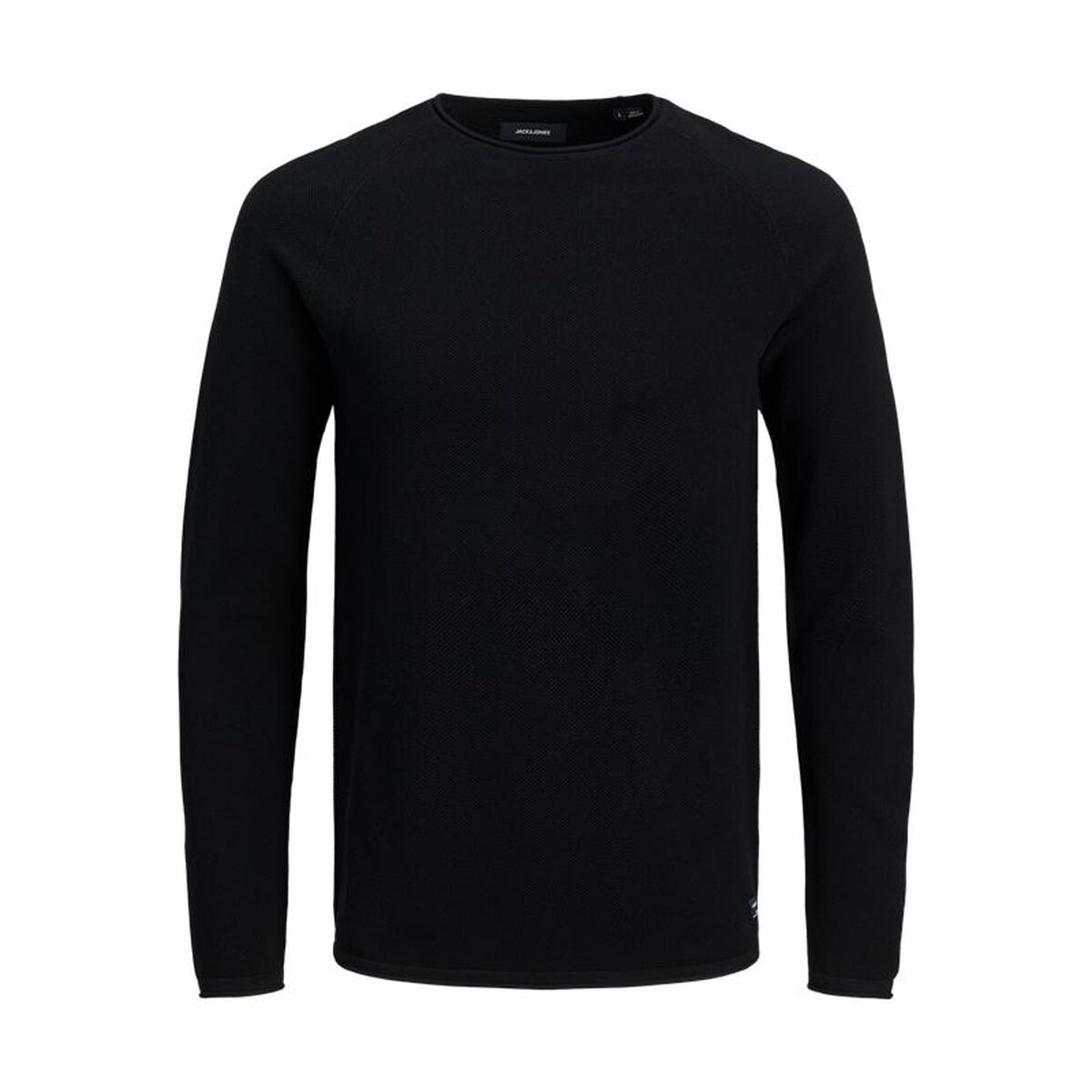 T-shirt à manches longues homme Jack & Jones ehill Knit Noir