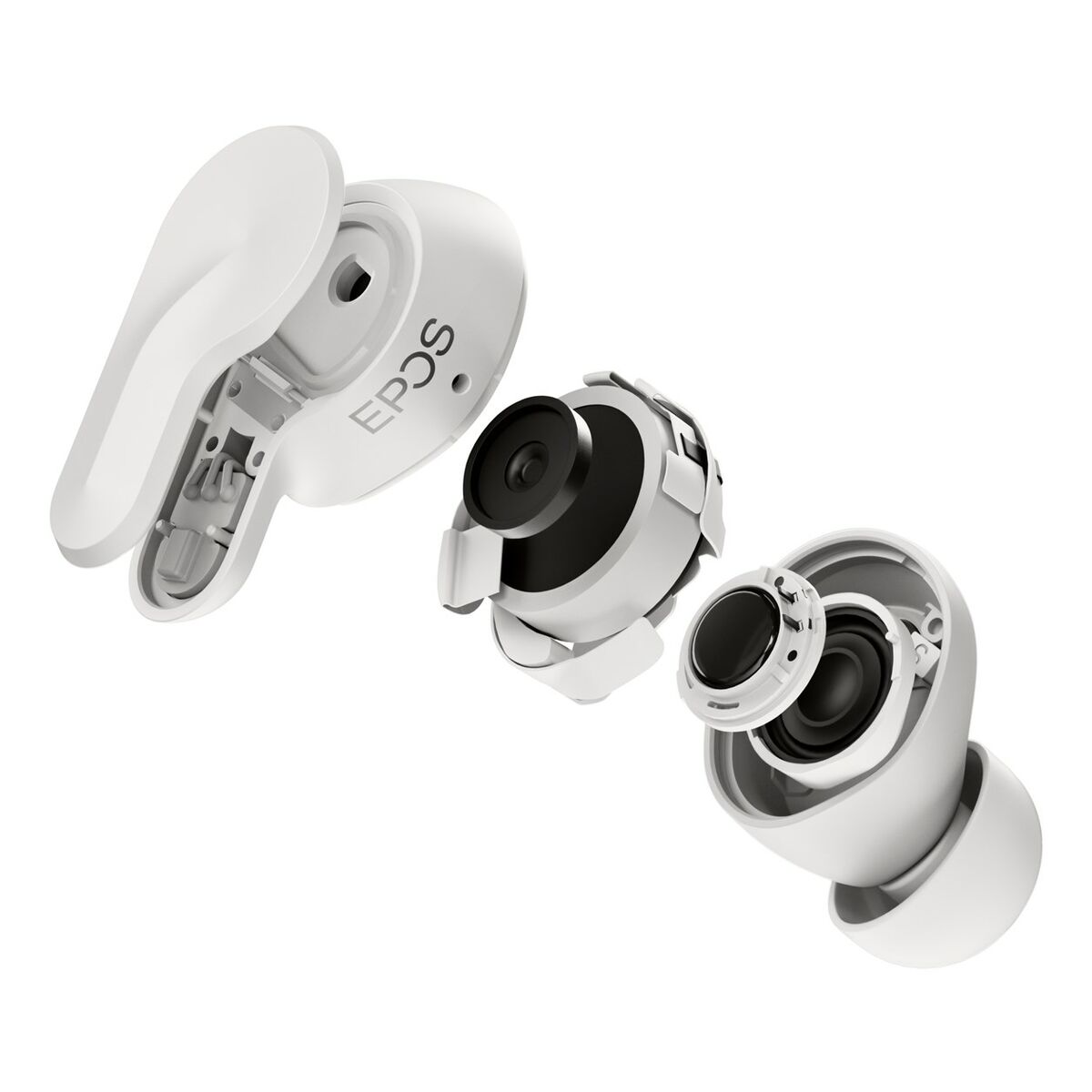 Afbeeldingen van Wireless Earphones with Charging Case Epos ADAPT E1TWS White