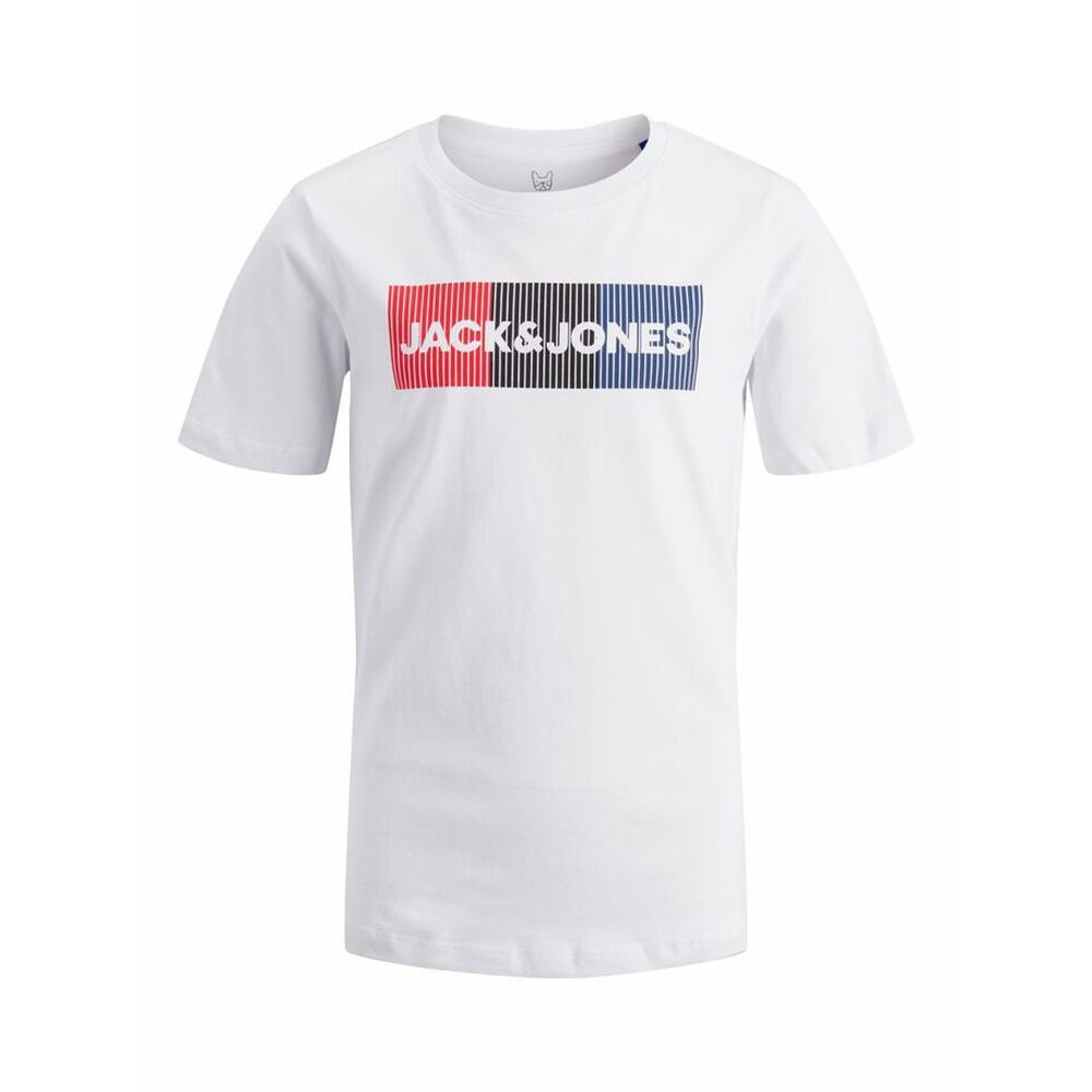 Child's Short Sleeve T-Shirt LOGO TEE SS Jack & Jones JNR 12152730 White