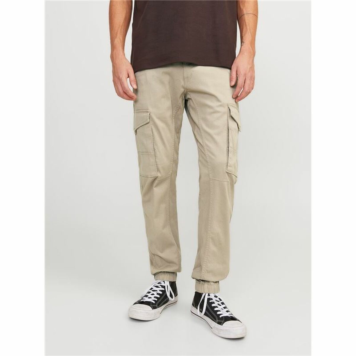 Image secondaire de Pantalon Jack & Jones JPSTPAUL JJFLAKE CARGO CROCKERY NOOS 12193754 Beige