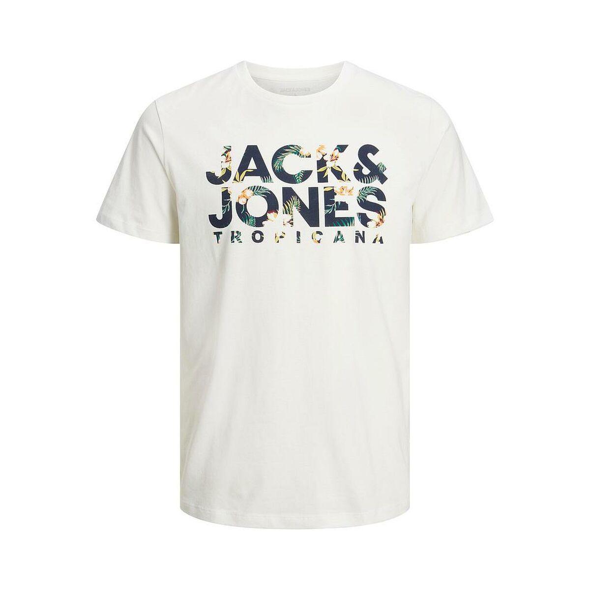 T-shirt à manches courtes homme  JJBECS SHAPE TEE Jack & Jones 12224688 Blanc