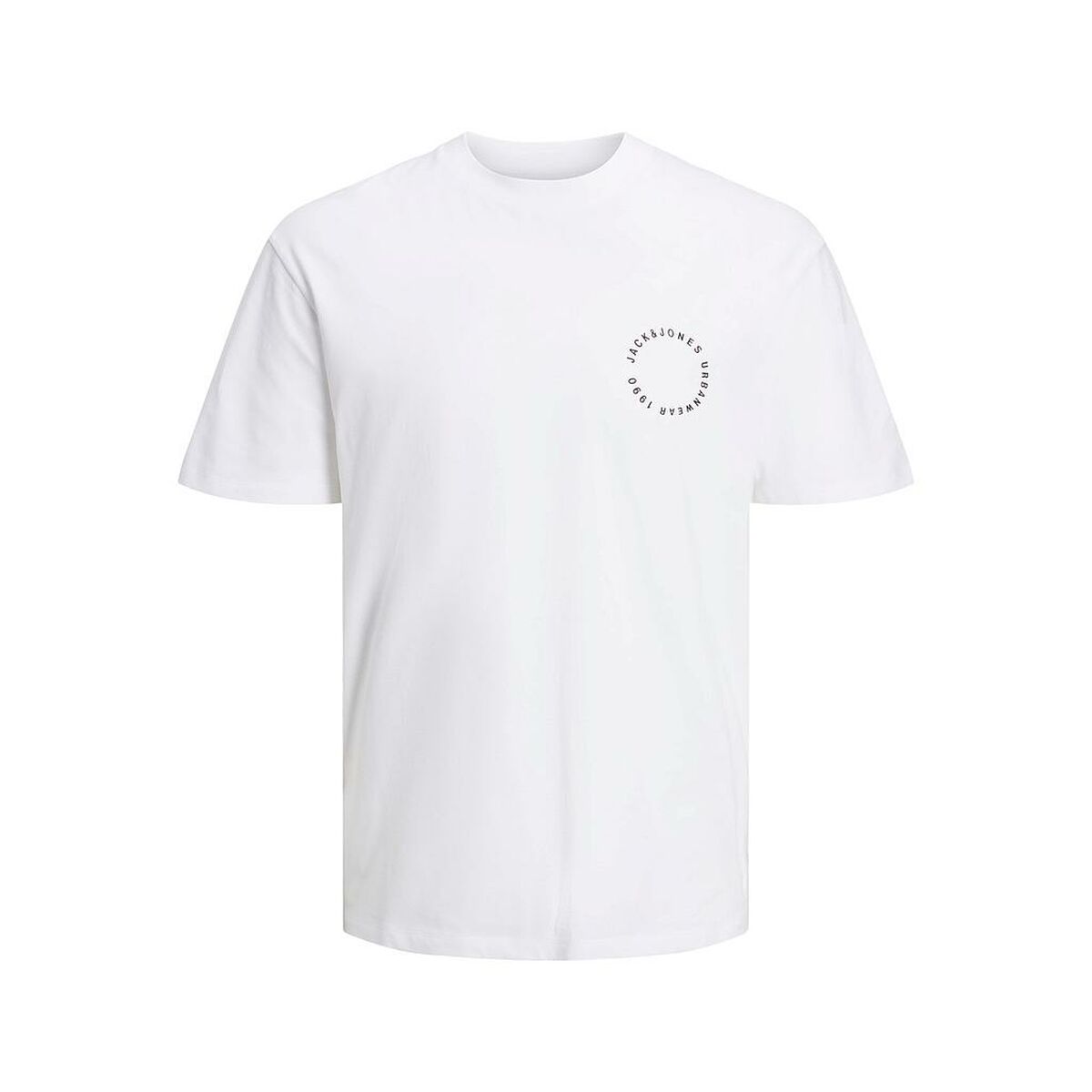 T-shirt à manches courtes homme Jack & Jones JJSUNSET TEE SS CREW NECK 12221013 Blanc