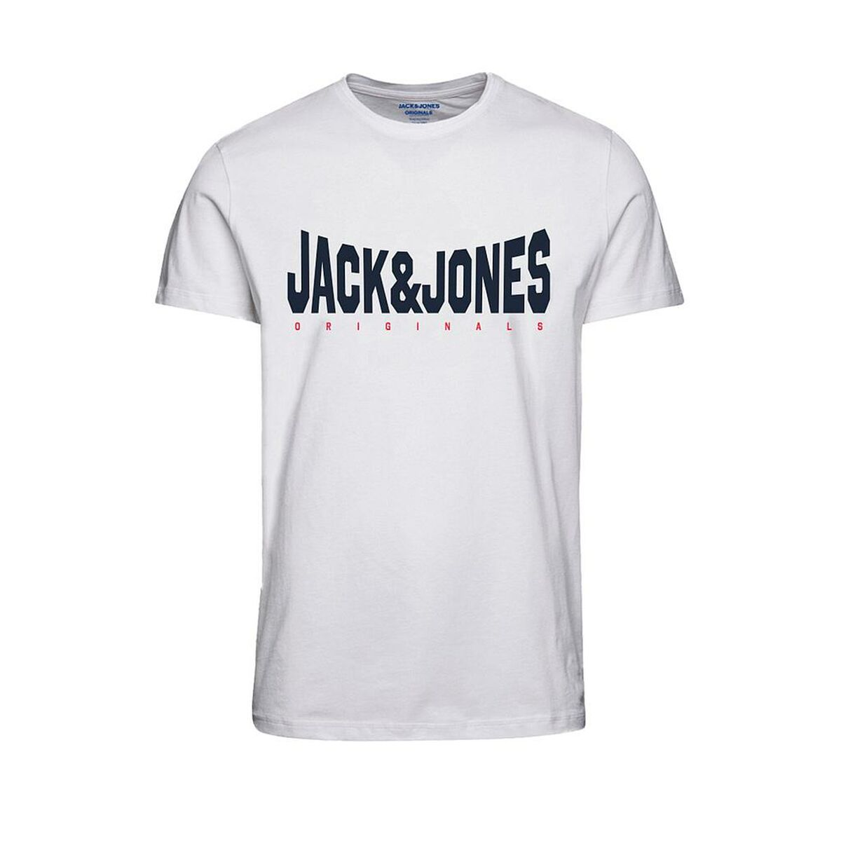 T-shirt à manches courtes homme Jack & Jones JORMARQUE TEE SS 12232652 Blanc