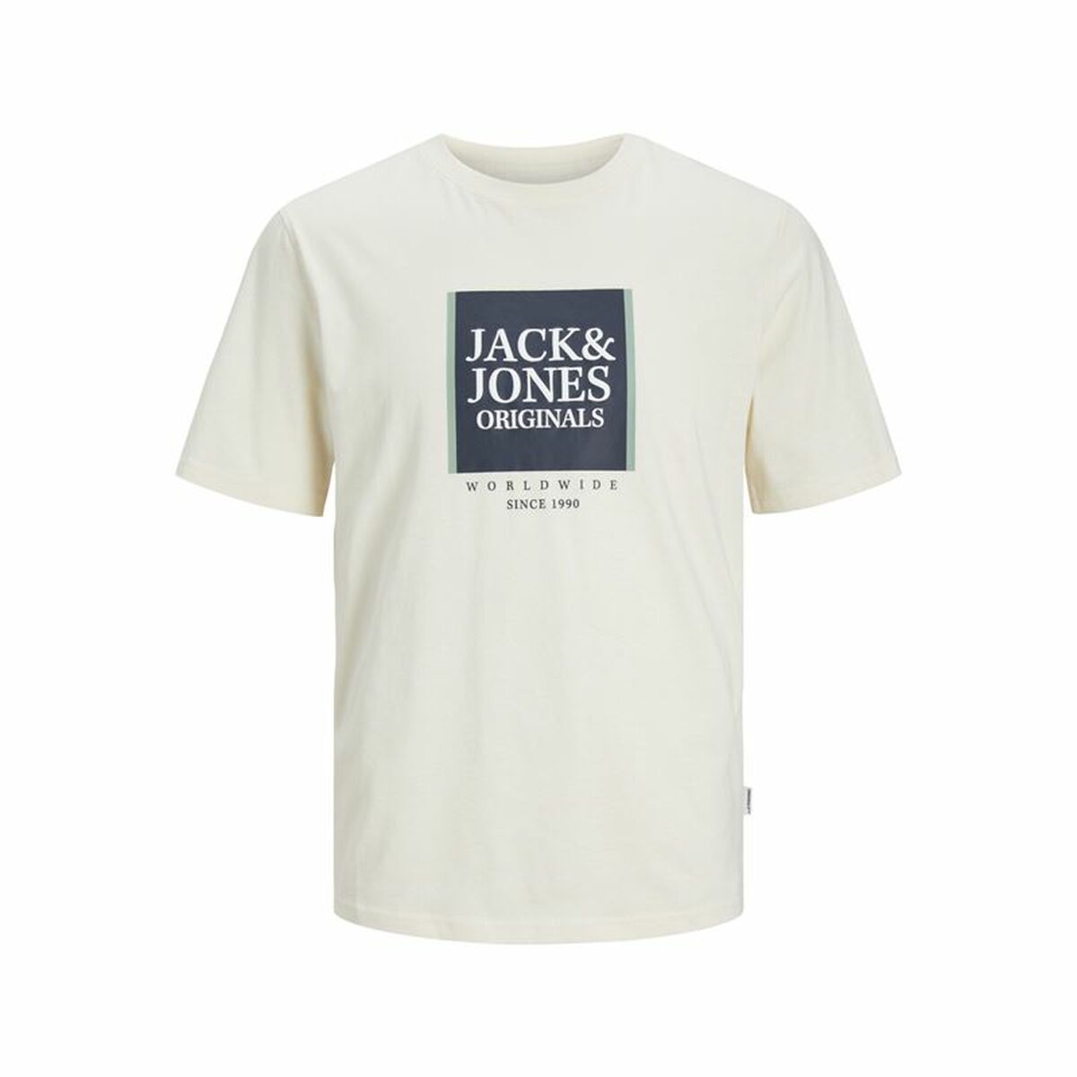 T-shirt à manches courtes homme Jack & Jones Lafayette Box Beige