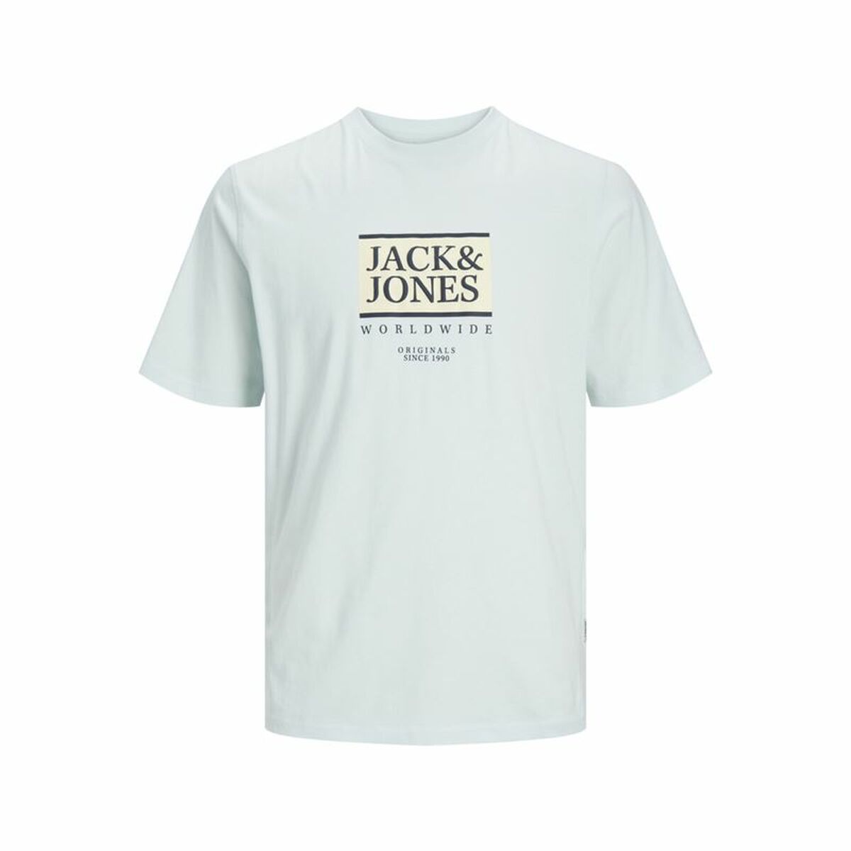 T-shirt à manches courtes homme Jack & Jones Lafayette Box Bleu clair