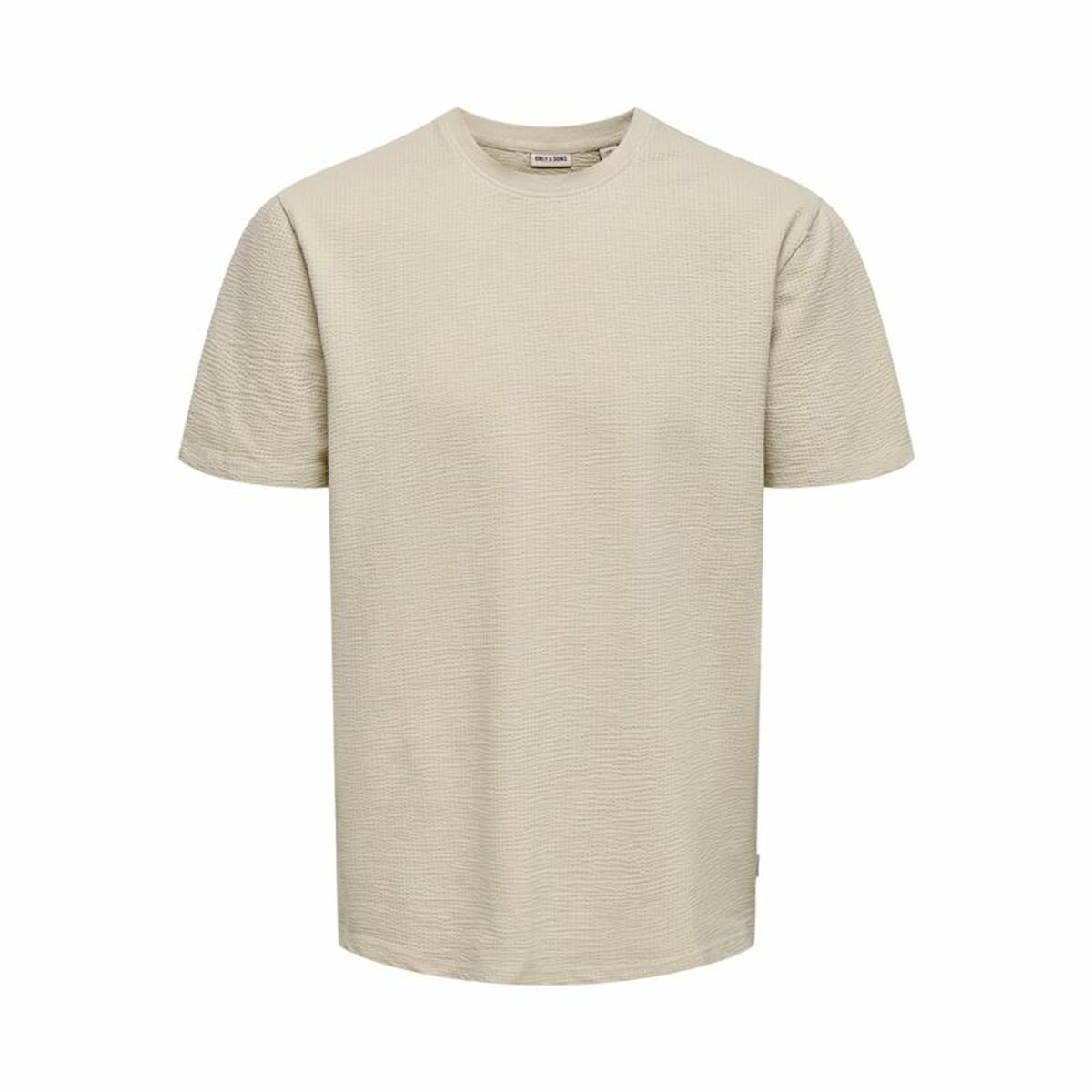 T-shirt à manches courtes homme Only & Sons Onskian Life Reg Seersucker Ss