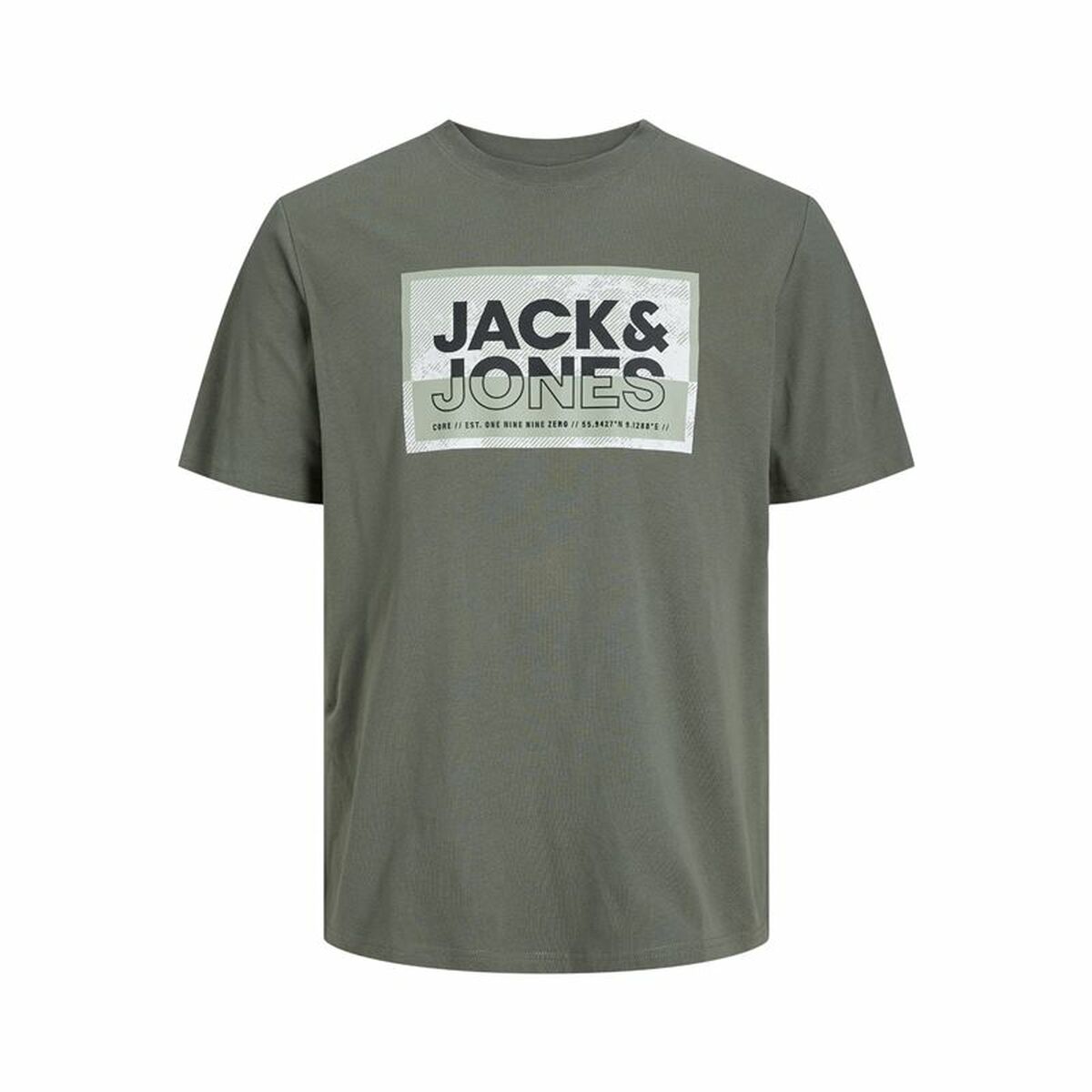 T shirt à manches courtes Enfant Jack & Jones logan Agave Vert foncé