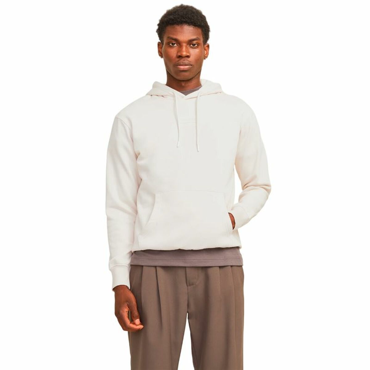 Image secondaire de Sweat à capuche homme Jack & Jones Jjhakkai Moonbeam