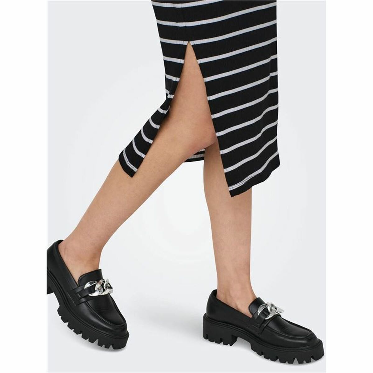 Jurk Only Onlbelfast Stripe Zwart