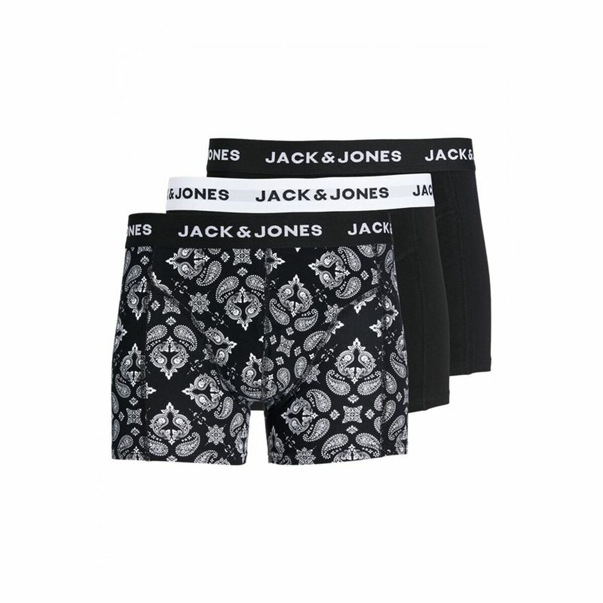Men’s Boxer Shorts Jack & Jones Jacparis Trunks Black Men’s Boxer Shorts Jack & Jones Jacparis Trunks Black