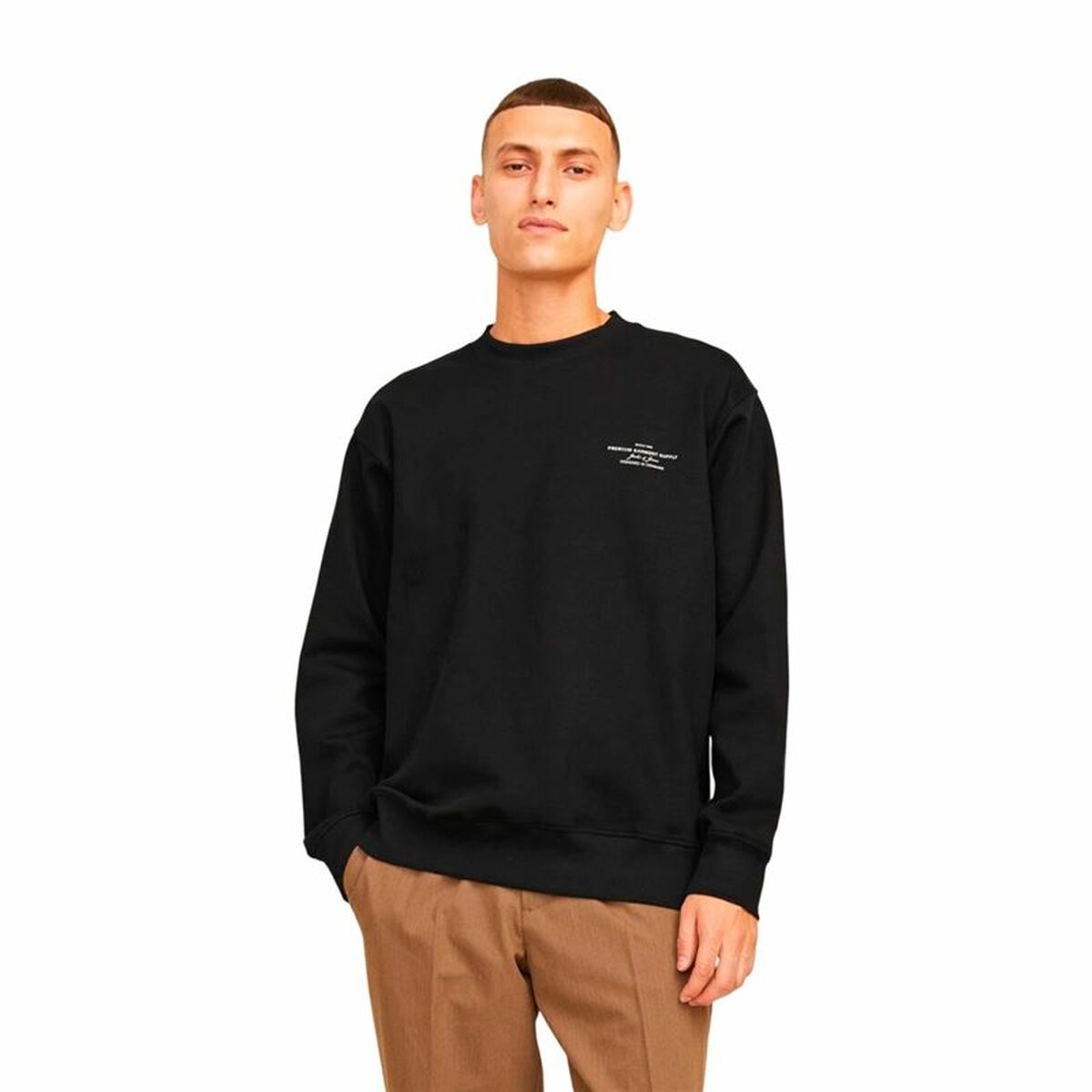Image secondaire de Sweat sans capuche homme Jack & Jones Jprblachad Branding