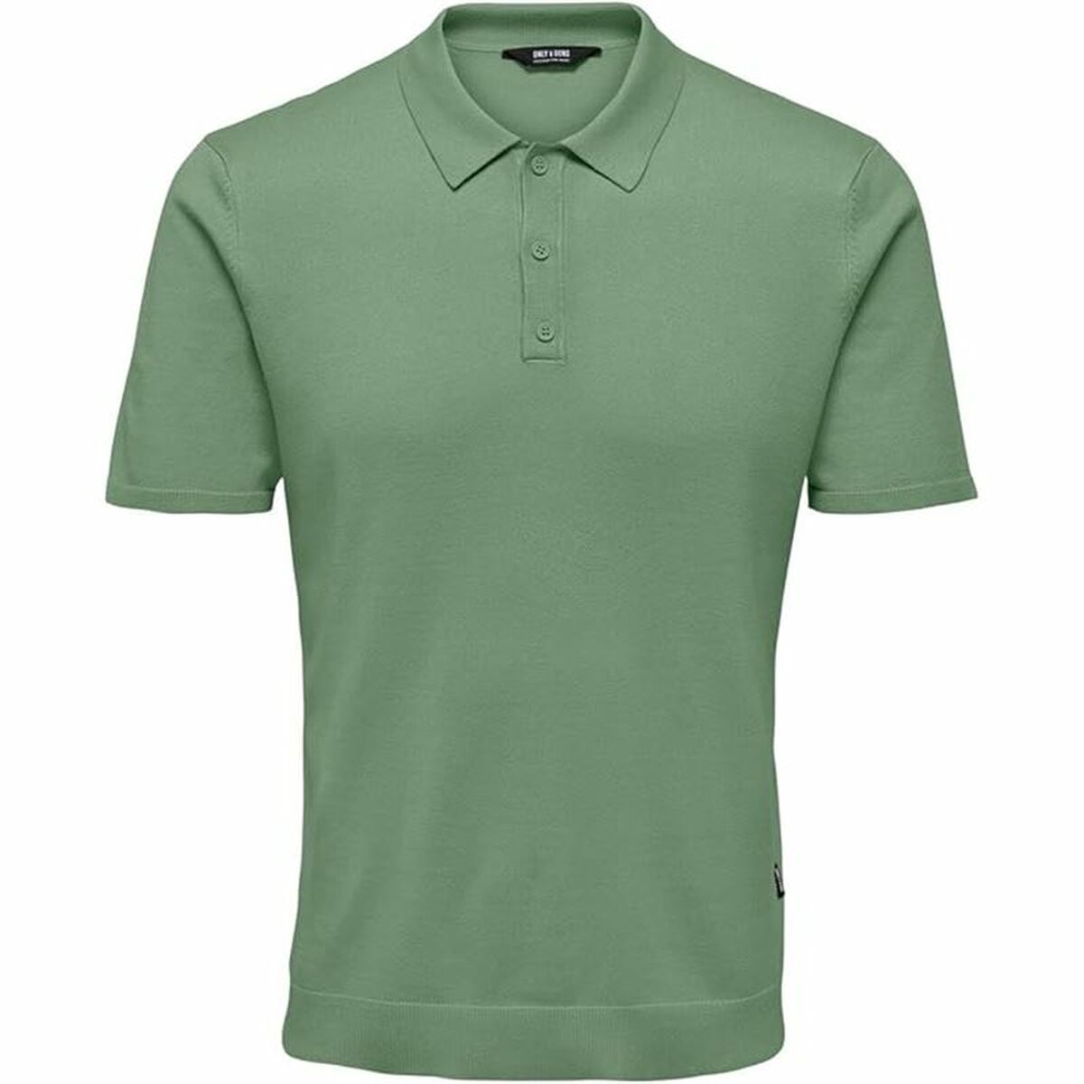 Polo à manches courtes homme Only & Sons Onswyler Life Reg 14 Ss Knit Vert