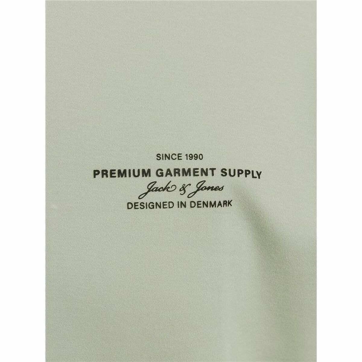 Heren-T-Shirt met Korte Mouwen Jack & Jones Jprblachad Brandingw Neck