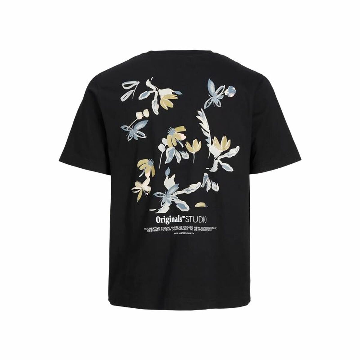 Image secondaire de T-shirt à manches courtes homme Jack & Jones Jorvarenna Painted Noir