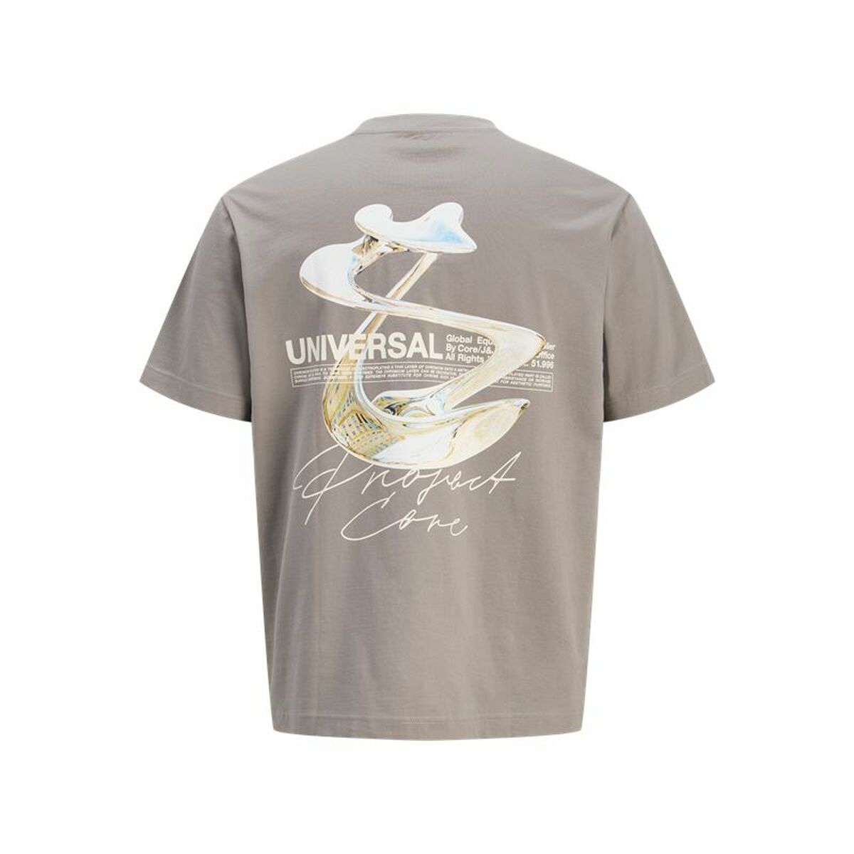 Image secondaire de T-shirt à manches courtes homme Jack & Jones Jcodynamic Dust Ss Crew Neck Marron Clair