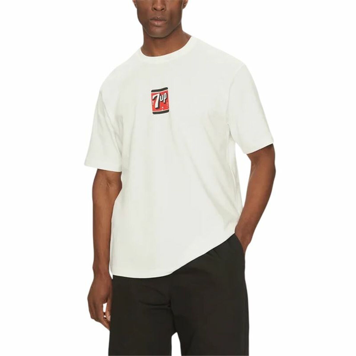 T-shirt à manches courtes homme Only & Sons Ons7Up Rlx Ss Beige