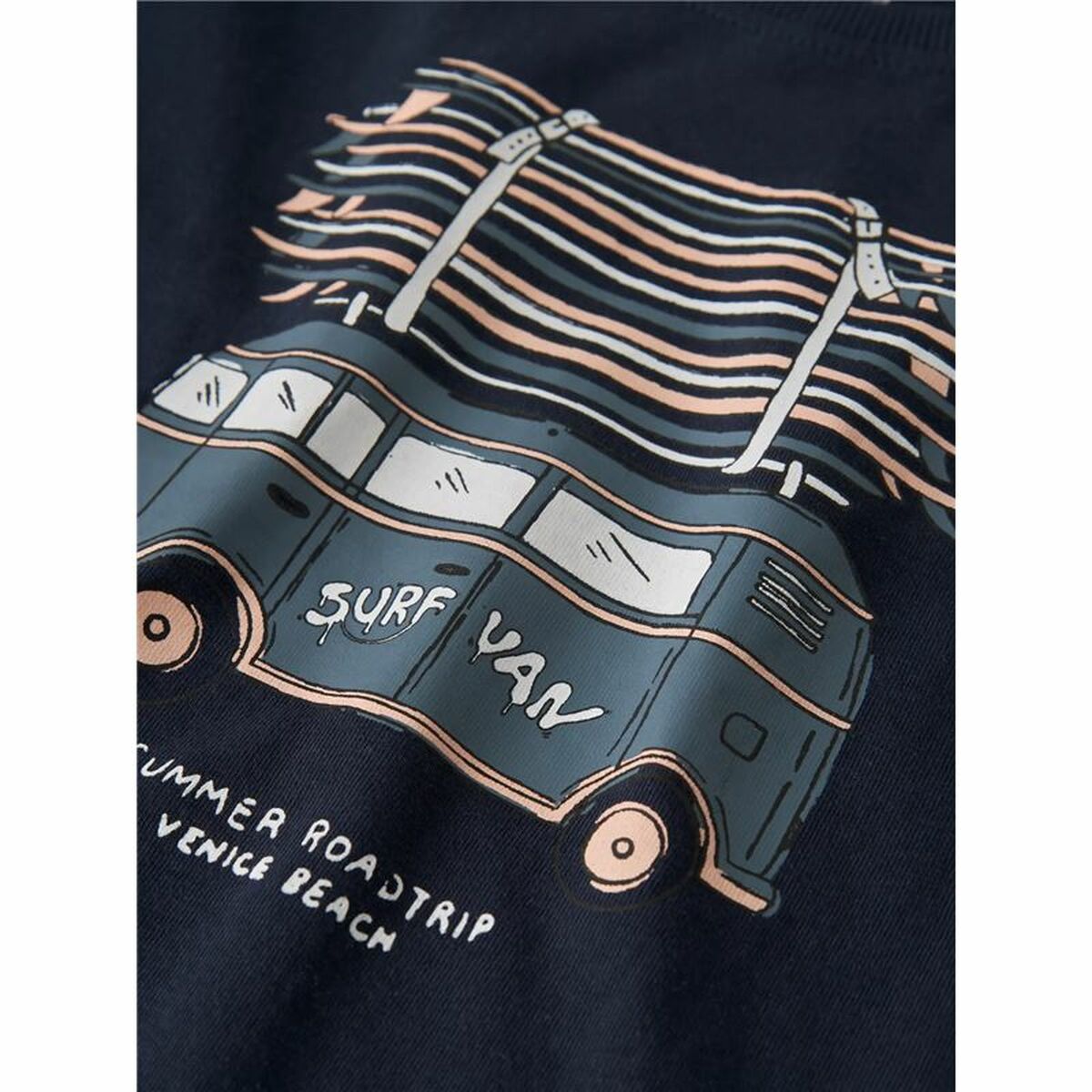 T-Shirt met Korte Mouwen voor kinderen Name It Nmmvagno Loose