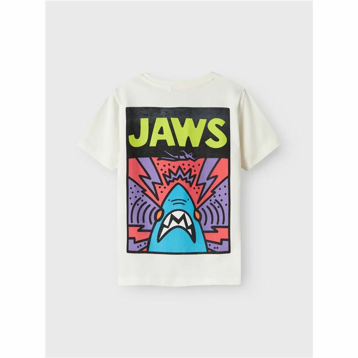 Image secondaire de T shirt à manches courtes Enfant Name It Nkmmakai Jaws Nreg Box Sky