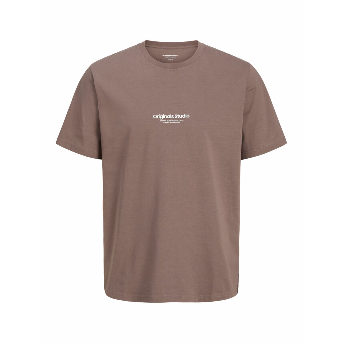 T-shirt à manches courtes homme Jack & Jones JORVESTERBRO TEE SS 12240121 Marron