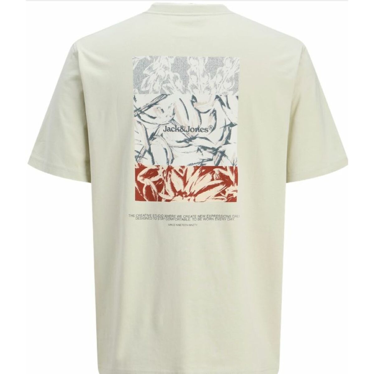 Image secondaire de T-shirt à manches courtes homme Jack & Jones JORSPLIT BACK TEE 12272996 Vert