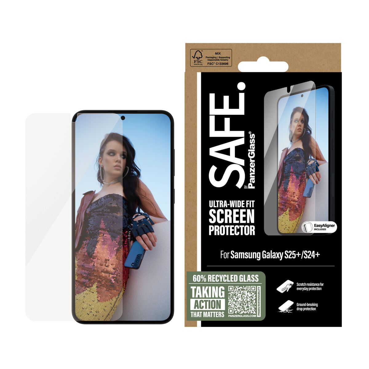 Προστατευτικό Οθόνης για Κινητά PanzerGlass Samsung S25+-S24+