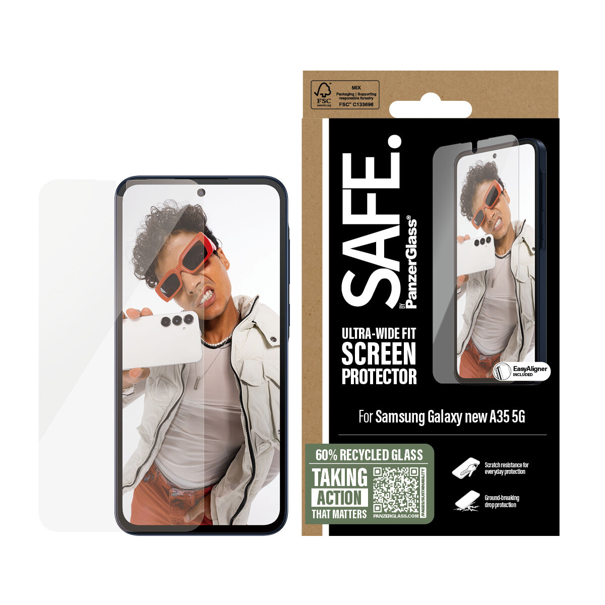 Picture of Mobile cover PanzerGlass SAFE Transparent